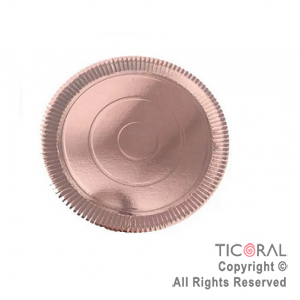 PLATO LAMINADO ROSA GOLD N.20 20CM x 10